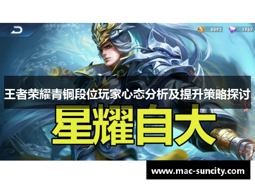 王者荣耀青铜段位玩家心态分析及提升策略探讨